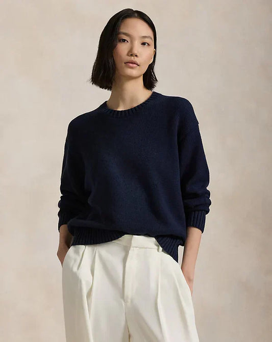 Cotton Crewneck Jumper